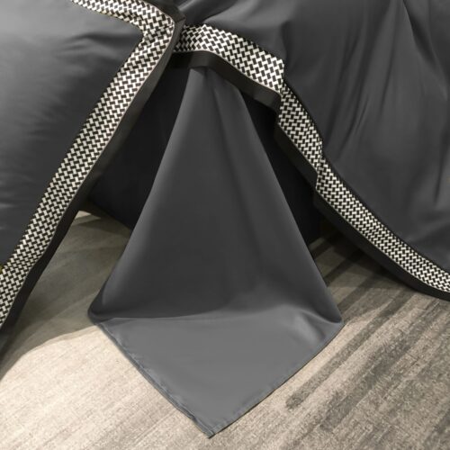 PGP-01c Dekbedovertrek met decoratieve biezen PGP-01