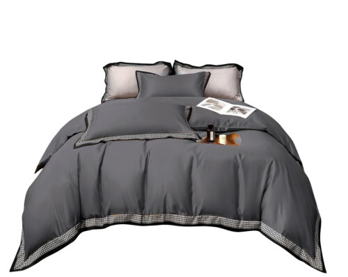 PGP-01g Dekbedovertrek met decoratieve biezen PGP-01
