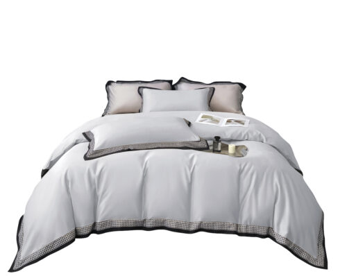 PGP-02g Dekbedovertrek met decoratieve biezen PGP-02