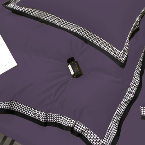 PGP-04b Dekbedovertrek met decoratieve biezen PGP-04