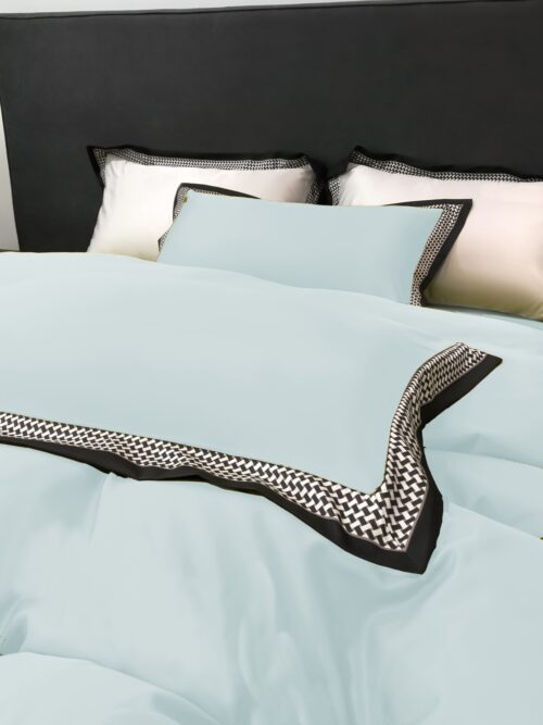PGP-05a Dekbedovertrek met decoratieve biezen PGP-05