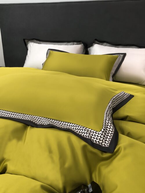 PGP-06a Dekbedovertrek met decoratieve biezen PGP-06