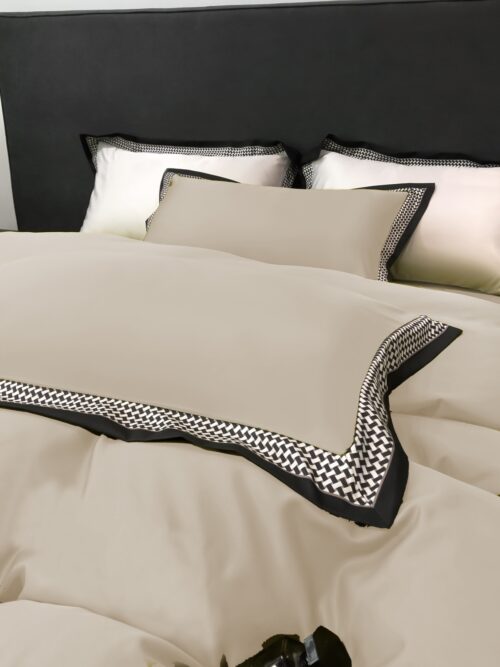 PGP-08a Dekbedovertrek met decoratieve biezen PGP-08