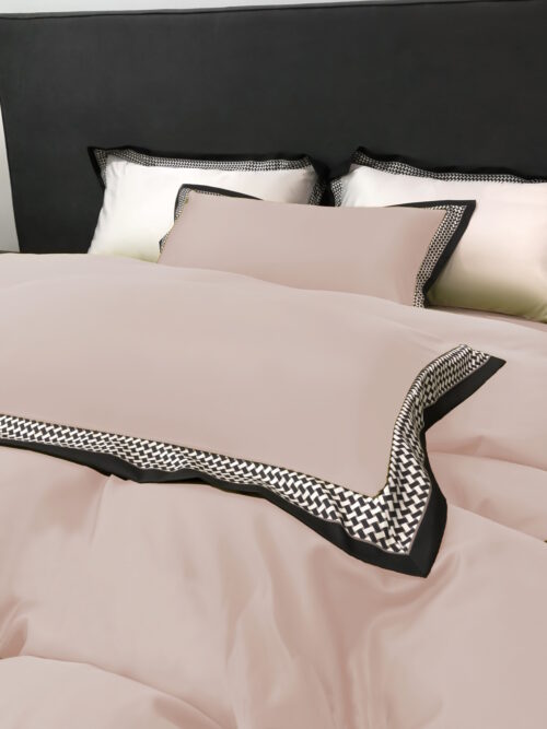 PGP-12a. Dekbedovertrek met decoratieve biezen PGP-12