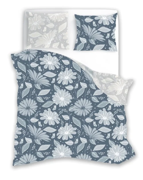 PIB-01 Dekbedovertrek met bloemen PIB-01