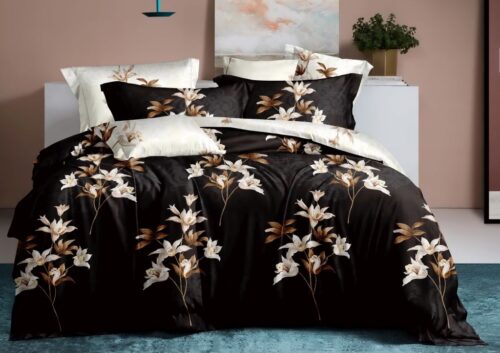 PME-540 Dekbedovertrek met bloemen PME-540