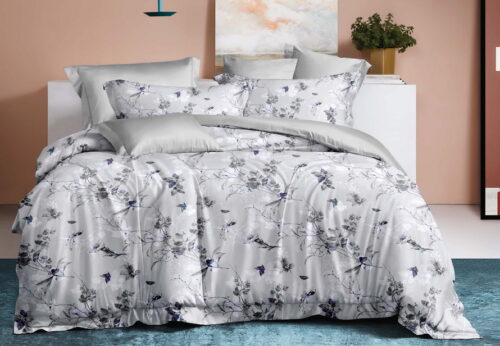 PME-675 Dekbedovertrek met bloemen PME-675