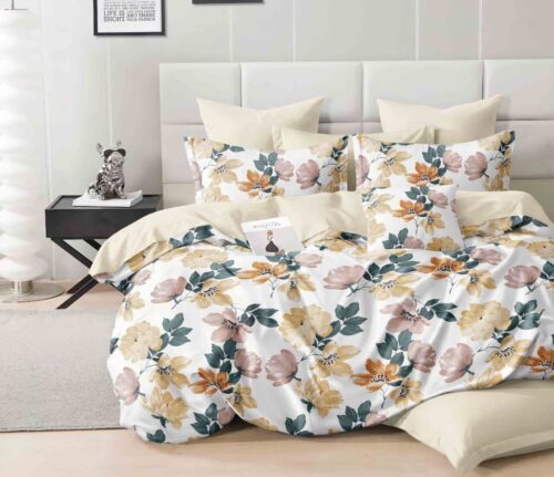 Dekbedovertrek met bloemen PME-685