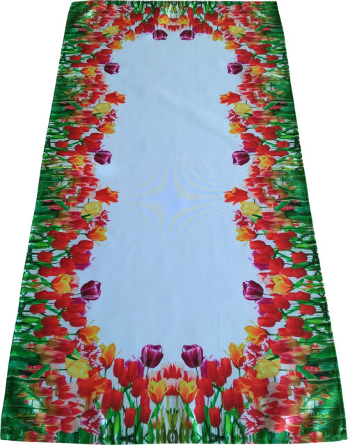 60x120a Tafelloper met tulpenprint OHA-001-A