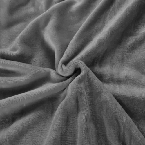 810px_PGI-01d Microvezel Teddy beddengoed met Ruches Donkergrijs