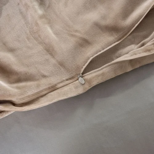 Microvezel Teddy beddengoed met Ruches Beige