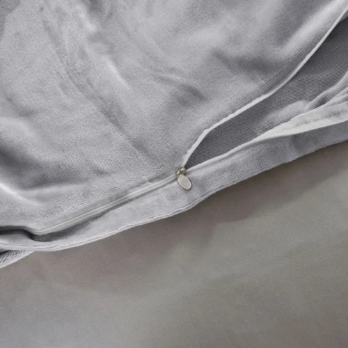 810px_PGI-03c Microvezel Teddy beddengoed met Ruches Lichtgrijs