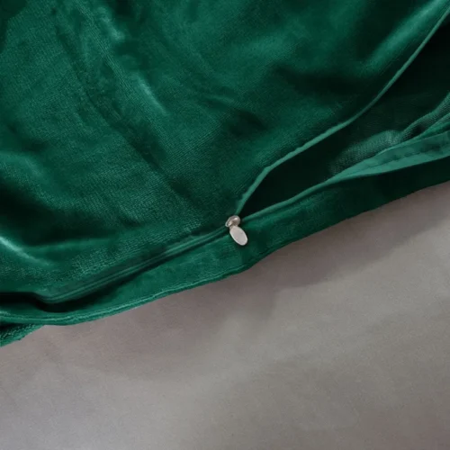 810px_PGI-04c Microvezel Teddy beddengoed met Ruches Groen