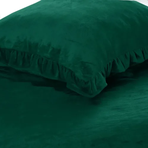 810px_PGI-04e Microvezel Teddy beddengoed met Ruches Groen