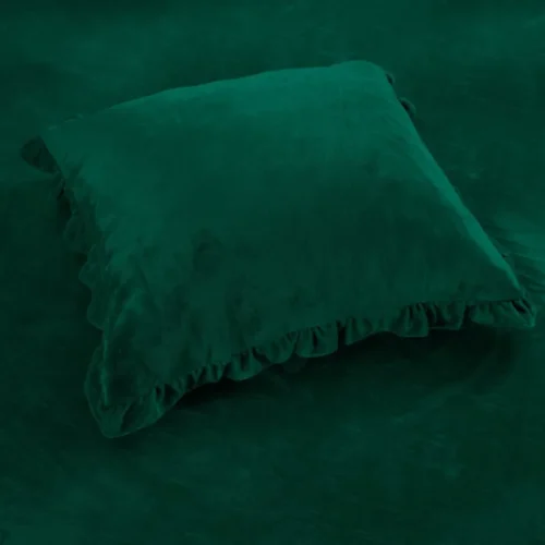 810px_PGI-04f Microvezel Teddy beddengoed met Ruches Groen