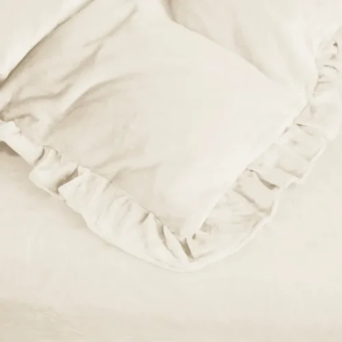 810px_PGI-06b Microvezel Teddy beddengoed met Ruches Creme