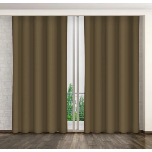 810px_ZMA-55 Decoratief plooigordijn donker olijfgroen ZMA-55