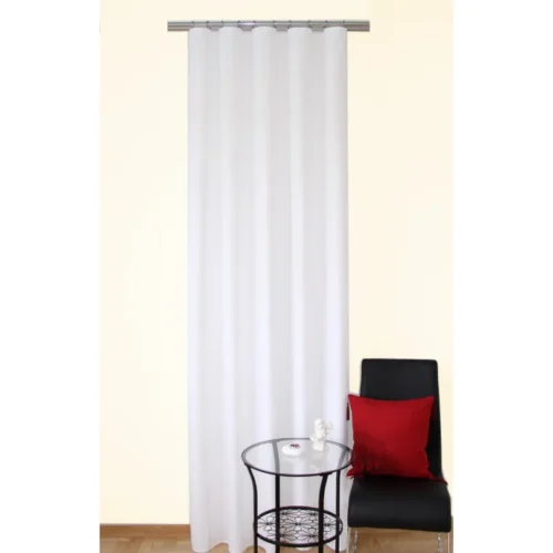 Decoratief plooigordijn wit ZMA-02