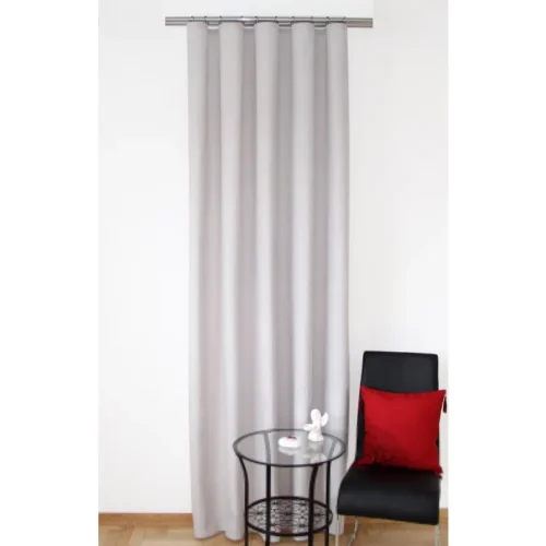 Decoratief plooigordijn lichtgrijs ZMA-03