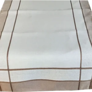 Witte tafelloper OC-04