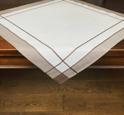 OC-04-85x85 Decoratief tafelkleed wit OC-04
