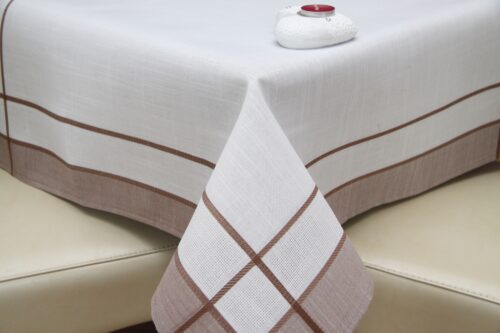 OC4-85X85 Decoratief tafelkleed wit OC-04