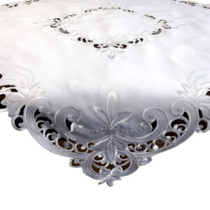 Overlay met borduurwerk wit OH-151-A