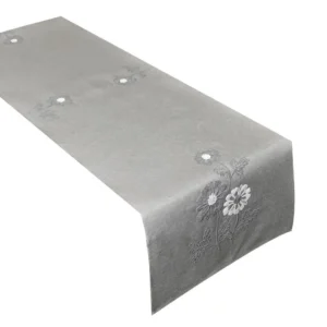 Loper met borduursel grijs OH-160-B