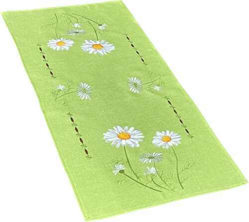 OH-238-A-40x85. Loper met Bloemen - Groen