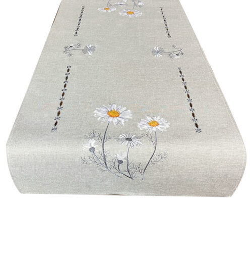 OH-238-B-55-ww Loper met Bloemen - Grijs