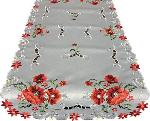 OH-246-C-60x120-PR Rechthoekige vlekbestendige loper met borduursel OH-246-C