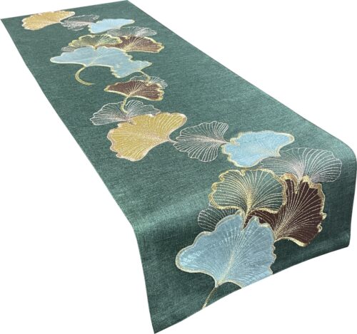 Loper met Ginkgo-blad borduurwerk OH257-02