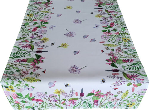 OHA05-1-60X120 Tafelloper met bloemenprint OHA05-1