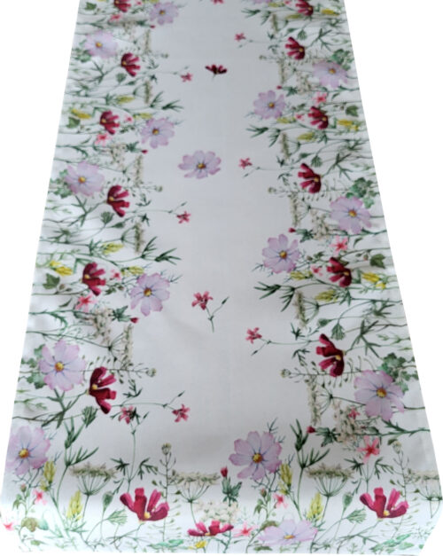 OHA06-1-40X140 Bloemenprint loper OHA06-1