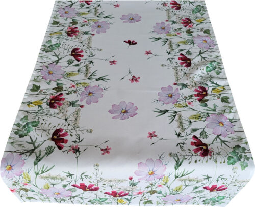 OHA06-1-60X120 Bloemenprint loper OHA06-1