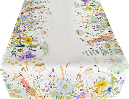 Loper met wilde bloemenprint OHA08-1