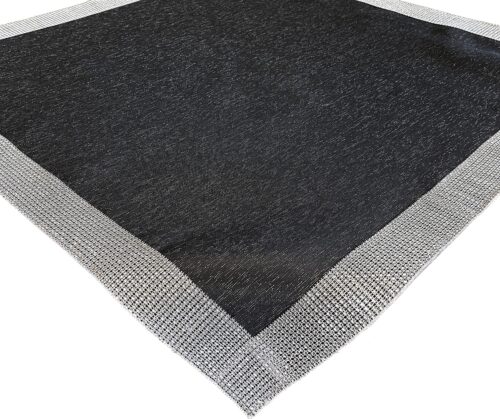 Overlay met glanzende draad en zirkonen grafiet OHE01-3