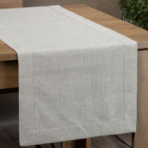 Decoratieve zilveren tafelloper OID-03