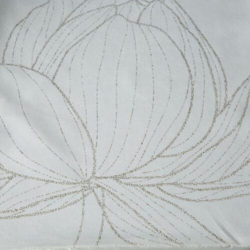 OIF-01b Fluwelen tafelloper met bloemenprint OIF-01