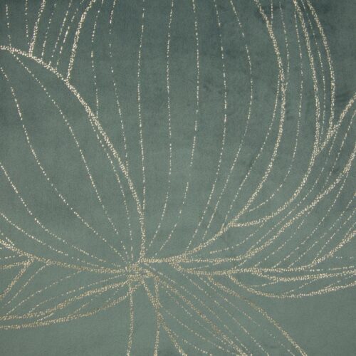 OIF-04b Fluwelen tafelloper met bloemenprint OIF-04