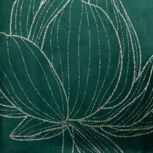 OIF-06b Fluwelen tafelloper met bloemenprint OIF-06