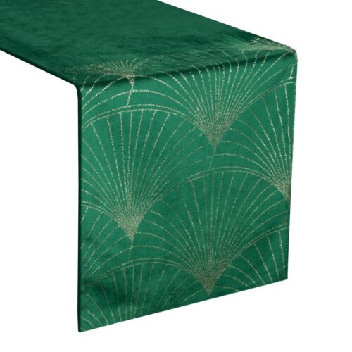 OIG-02-W Fluwelen tafelloper met opdruk OIG-02