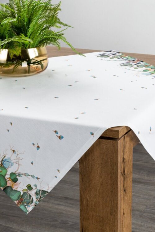 OIT-04f Katoenen overlay met bloemenprint OIT-04