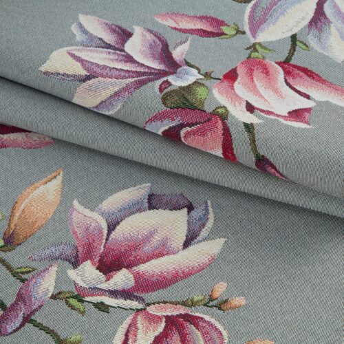 OJD-01-Ba Wandkleedloper met geweven magnoliapatroon OJD-01-B