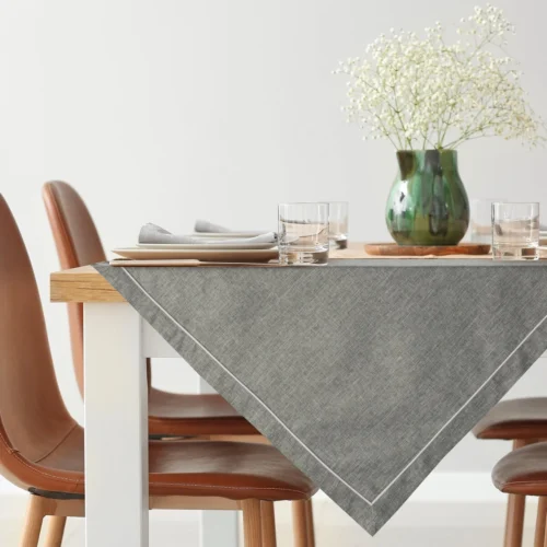 Grijze overlay met decoratieve piping OKA-01