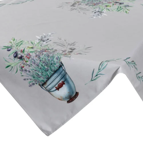 Overlay met bedrukt lavendelboeket OKF-01