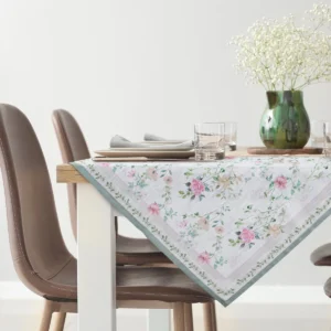 Overlay met bedrukt bloemenpatroon OKF-04 vierkant