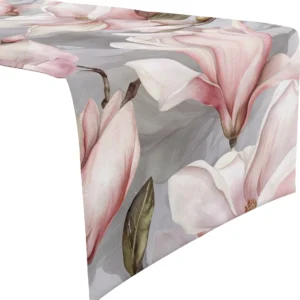 Tafelloper met magnolia print OM01-10 Emma