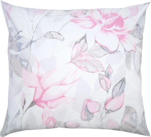 PFX-39c Dekbedovertrek premium katoen met roze bloemen PFX-39