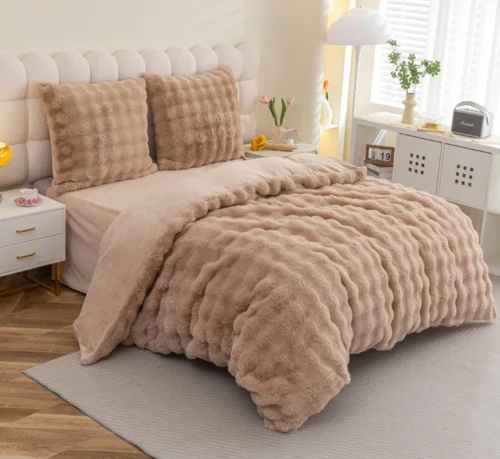 PIE-02a Dekbedovertrek Teddy Bubble PIE-02 200x200/220
